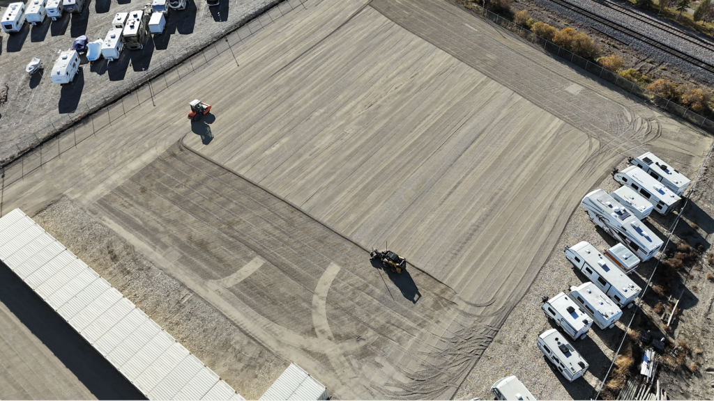 RV and boat trailer parking in Olds Albeta