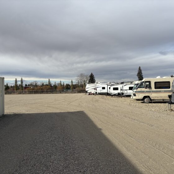 Self Storage Trailer parking in Olds